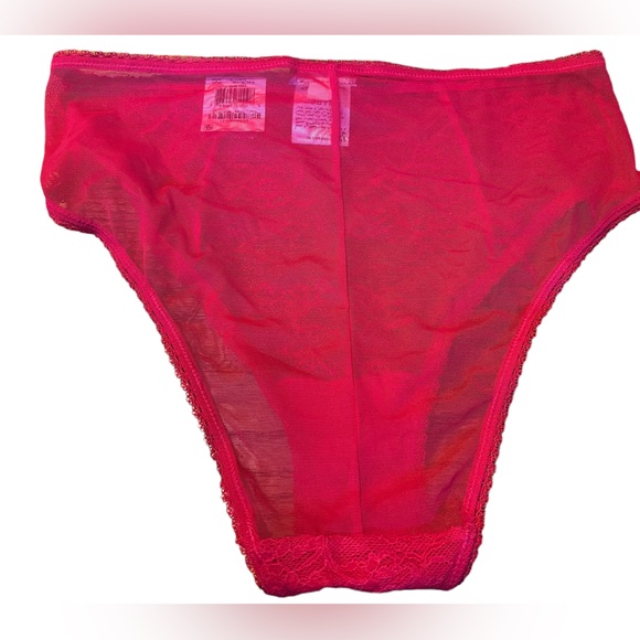 NWT International Concepts Lace Cupped Chemise/Panty 2 piece set Red - Picture 7 of 7